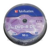10 DVD+R DL 8.5GB Spindle