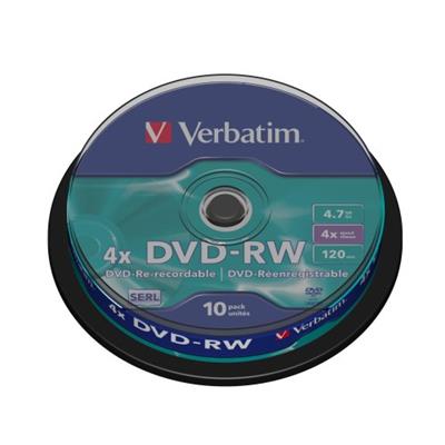 10 DVD-RW 4.7Gb Spindle