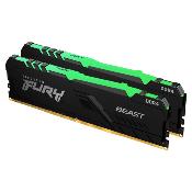 Kingston FURY Beast RGB 16 Go (2 x 8 Go) DDR4 3600 MHz CL17