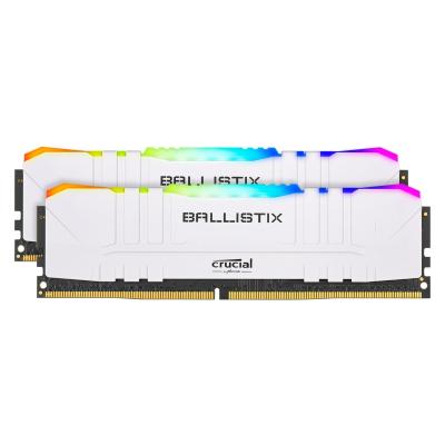 Ballistix White RGB DDR4 16 Go (2 x 8 Go) 3200 MHz CL16