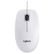 Logitech B100 Optical USB Mouse (Blanc)