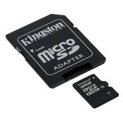 Kingston microSDHC 32 Go Class 10 + adaptateur SDHC