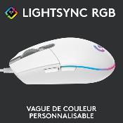 Logitech G G203 LightSync (Blanc)