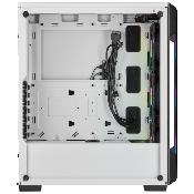 Corsair iCUE 220T RGB Tempered Glass (Blanc)