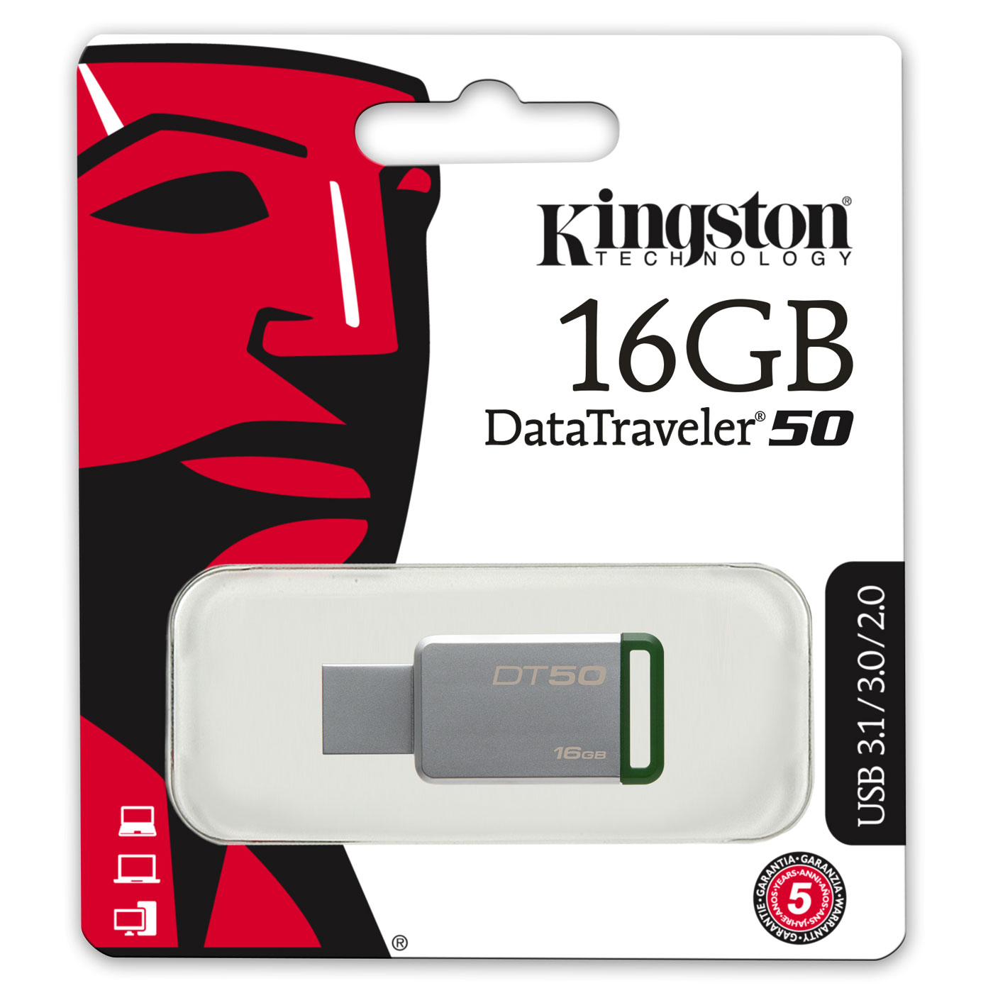 Clé USB 16Go DT50 KINGSTON