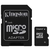 KINGSTON Micro SDHC 16Go CL10