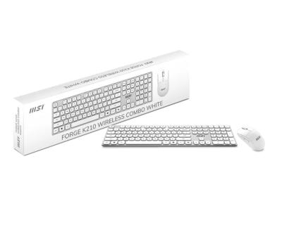 MSI FORGE K210 W COMBO FR Blanc