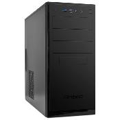 Boitier PC Micro-ATX, Mini-ITX, Antec DP301M noir avec fenêtre sans alim