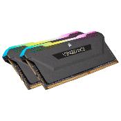 Corsair Vengeance RGB PRO SL Series 16 Go (2 x 8 Go) DDR4 3600 MHz CL18 - Noir