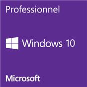    Microsoft Windows 10 Professionnel 64 bits - OEM (DVD)