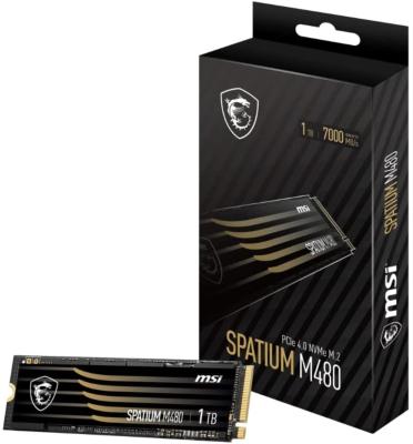 MSI 1To M.2 NVMe Gen4 - SPATIUM M480