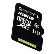Kingston MicroSDHX 128Go + adaptateur SD